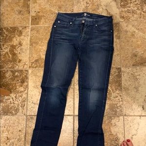 7 for All Mankind Kimmie Straight Leg Jean Size 28